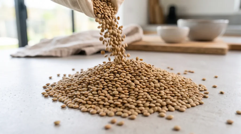 Bulk wholesale USDA Grade 1 green lentils for export